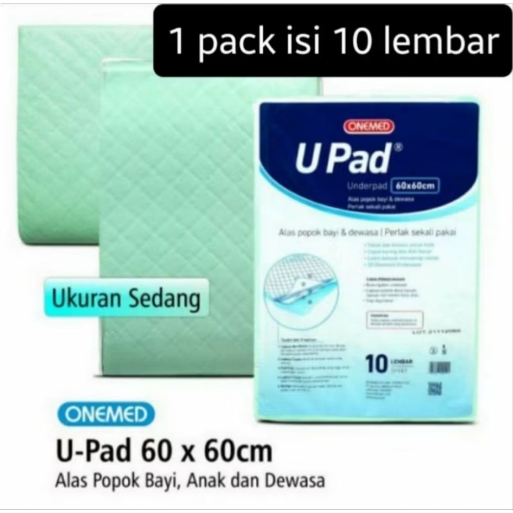 UNDERPAD UPAD UKURAN 60 CM X 60 CM ONEMED