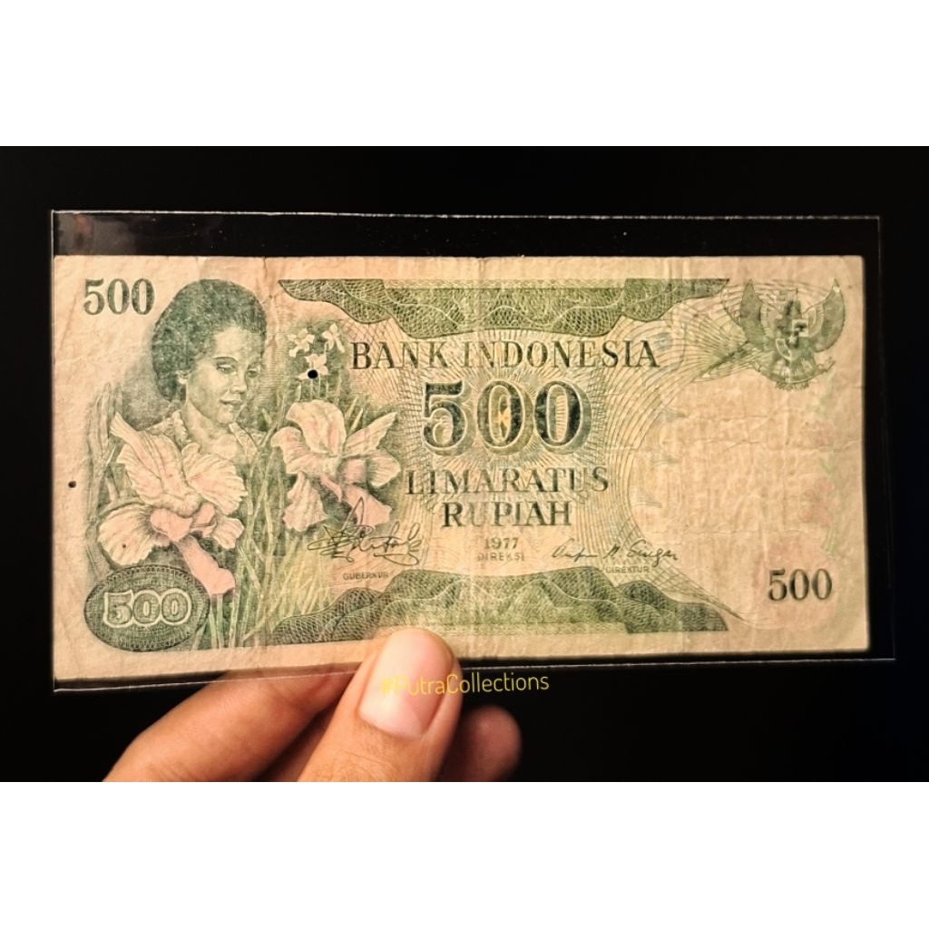 uang kuno 500 rupiah ibu konde tahun 1977