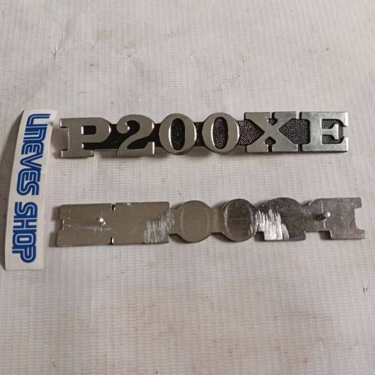 Emblem Tepong Samping P200XE NOS Vespa Spartan PX 200cc