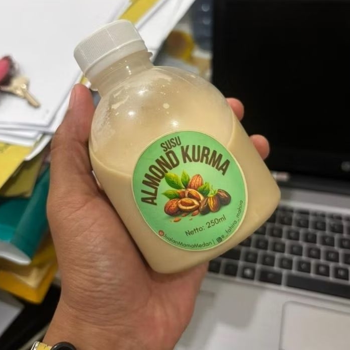 Susu Almond Kurma Tanpa Gula 250ml