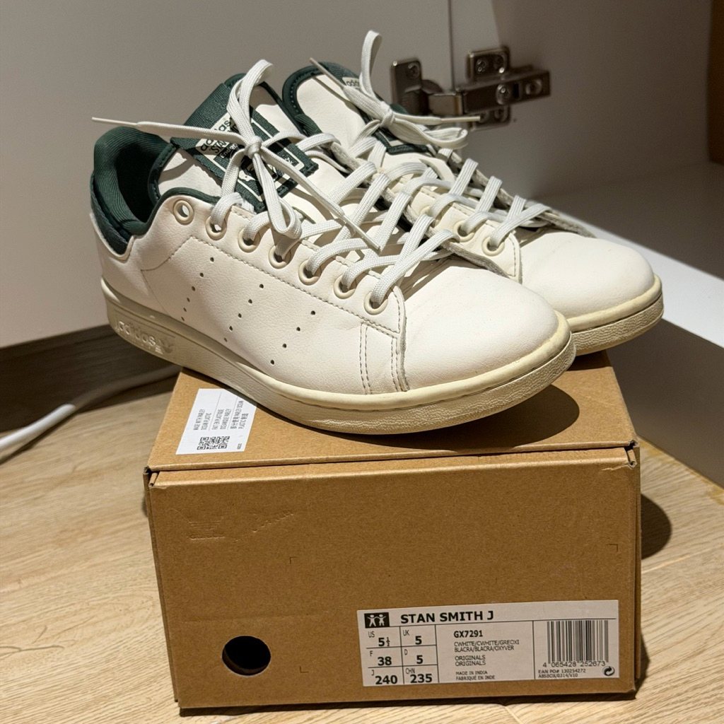 [Used Secondhand] Adidas Originals Stan Smith Parley Green White Sneakers