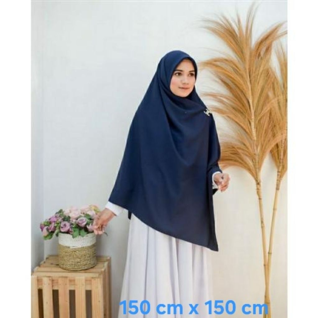 Jilbab Segi Empat/Square/Syari Jumbo Wolfis Grade A