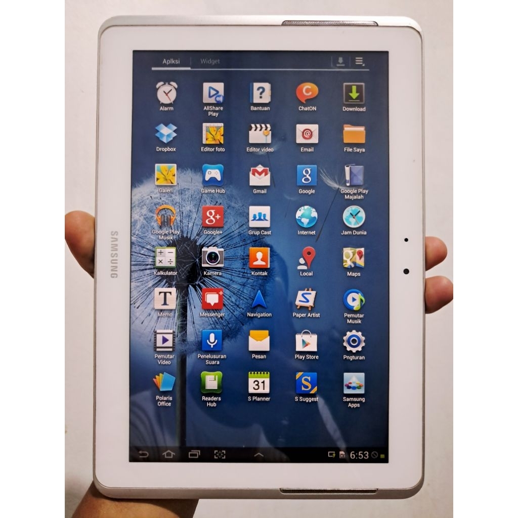 Samsung Galaxy Tab 2 GT-P5100 Layar 10 inci Second Normal