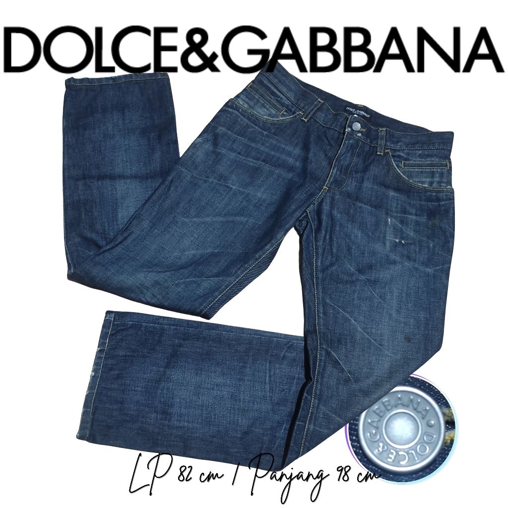 Raw Jeans Dolce & Gabbana | D&G | Celana Jeans | Denim