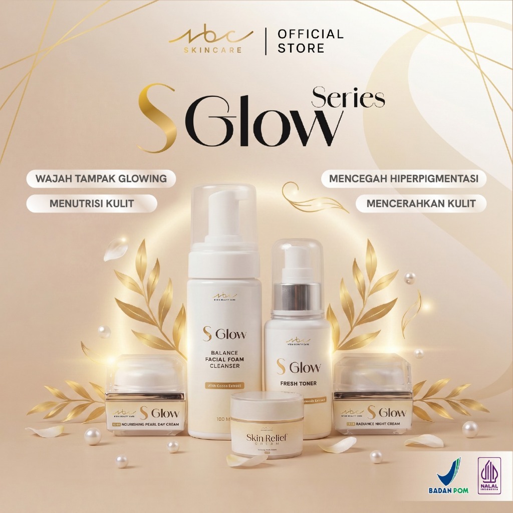 NBC S.GLOW/SUPER GLOWING PAKET + Cream iritasi