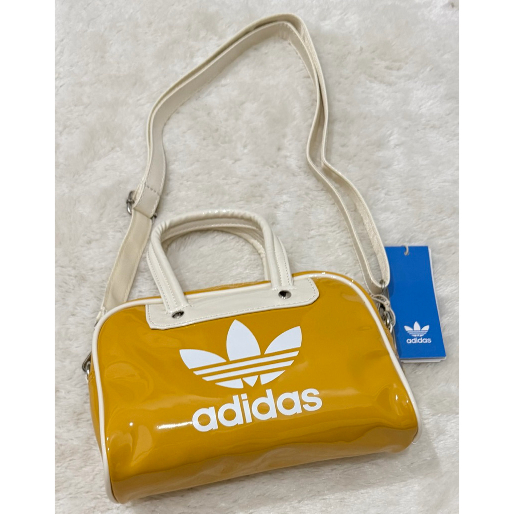 Adidas AC Mini Bowling Sling Bag Yellow Original Tas Wanita Selempang Branded