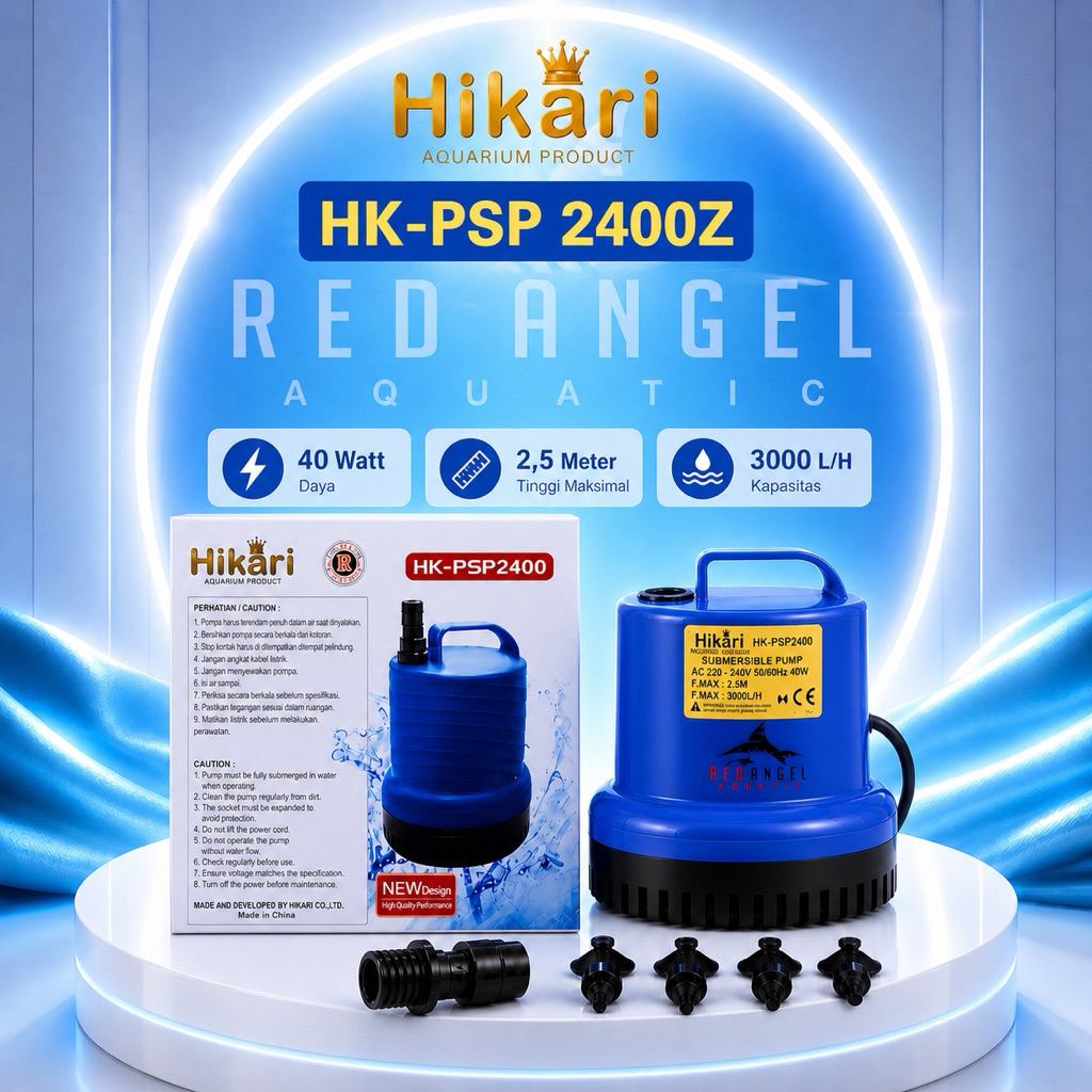 (BONUS) HIKARI-HK PSP 2400z 40watt SUMERSIBLE AQUARIUM PUMP
