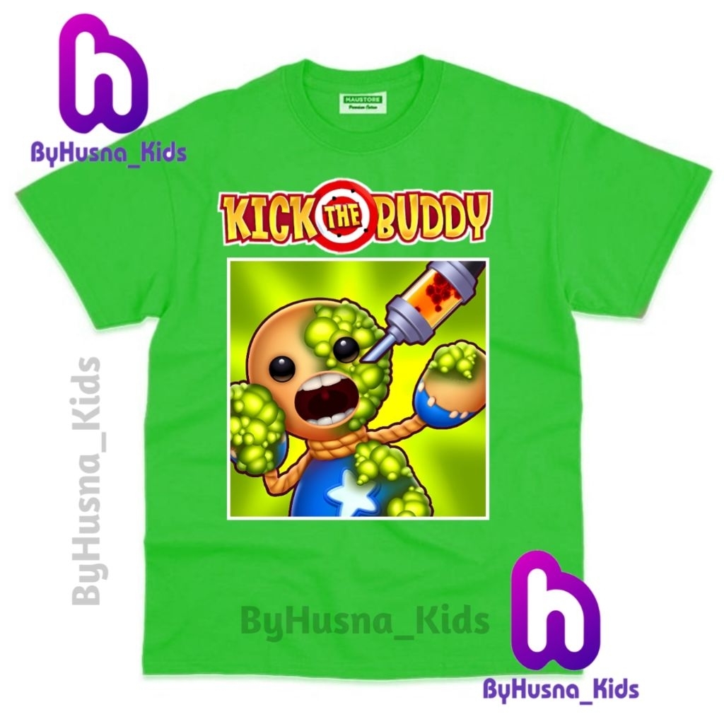 BAJU ANAK KAOS ANAK KICK THE BUDDY
