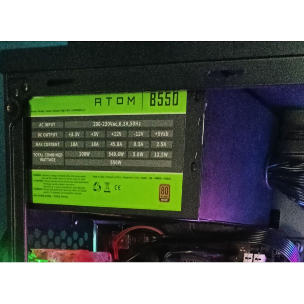 psu antec atom 550w bronze