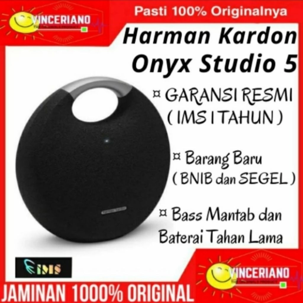Harman Kardon Onyx Studio 5 BARU BNIB SEGEL Portable 100% Original not Harman Kardon onyx 1 2 3 4 6 