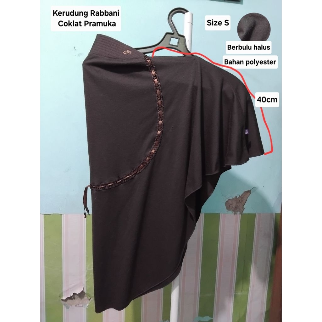 PL Kerudung sekolah/ibu-ibu Rabbani/Non rabbani kerudung bergo hitam putih coklat biru hijab instan