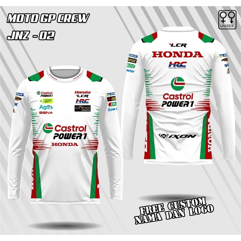 jersey LCR JOHANN ZARCO TEAM oncek lengan panjang