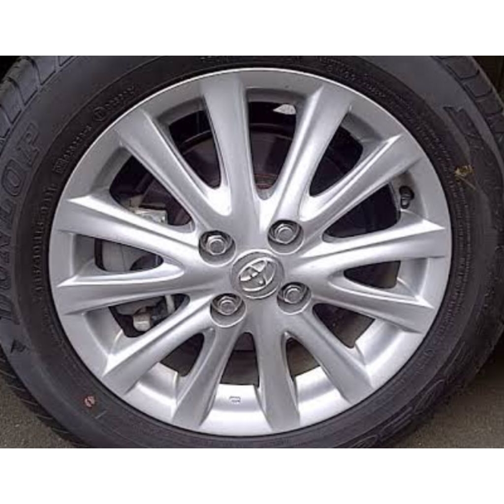 4 Velg R15 pcd 100 original toyota tanpa ban vios etios yaris calya agya sigra trd