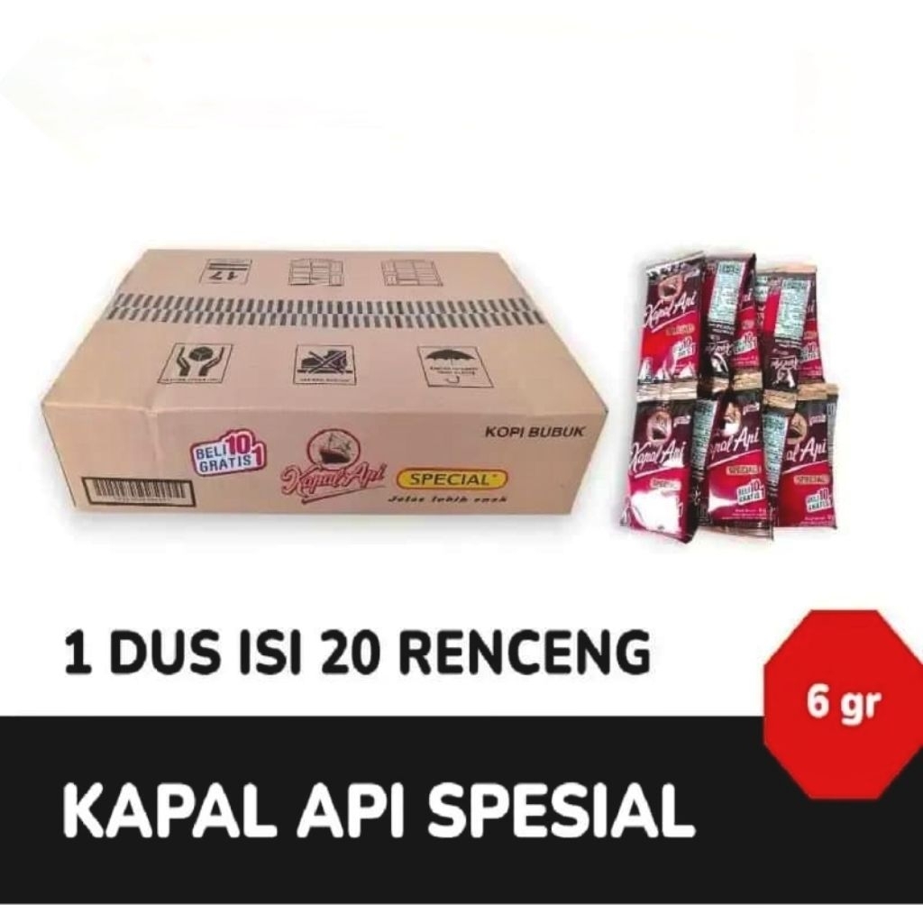 Kopi Kapal Api Mini 1 Dus Isi 20 Renteng
