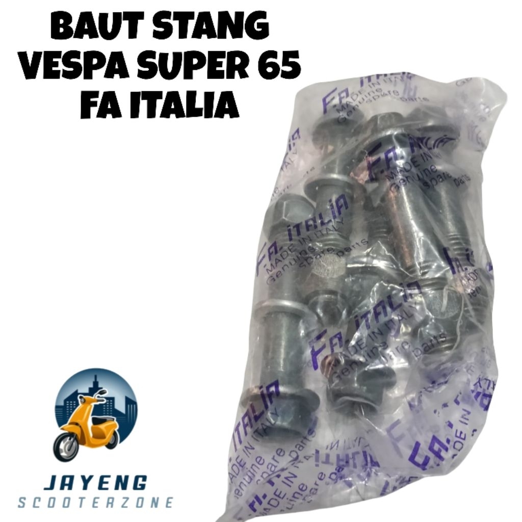 FA Italia Baut Stang Vespa Super 65 VBB Sparepart Vespa Aksesoris Vespa Sukucadang Vespa Variasi Ves