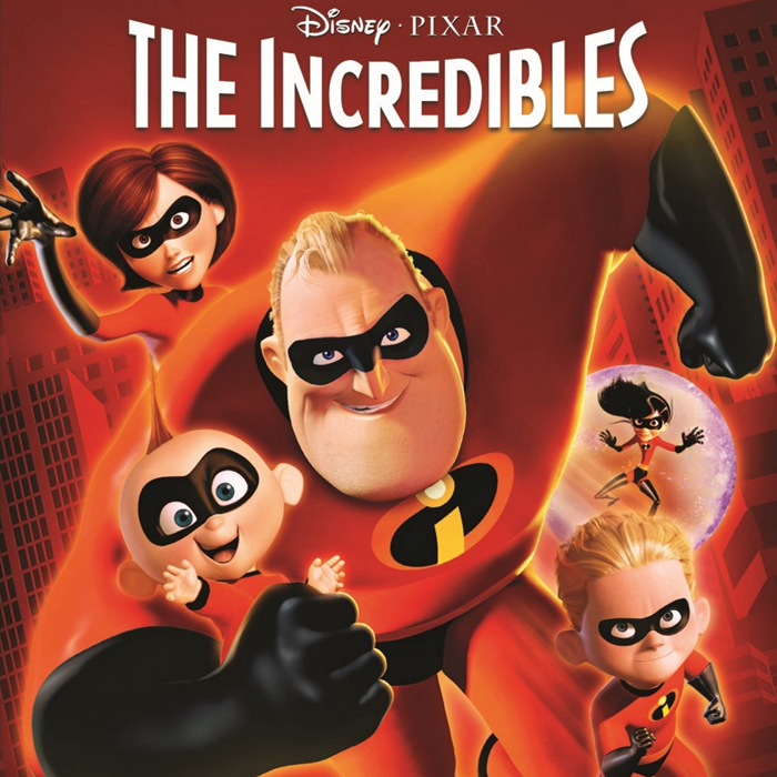 kaset DVD film anak animasi disney pixar The Incredibles (2004)