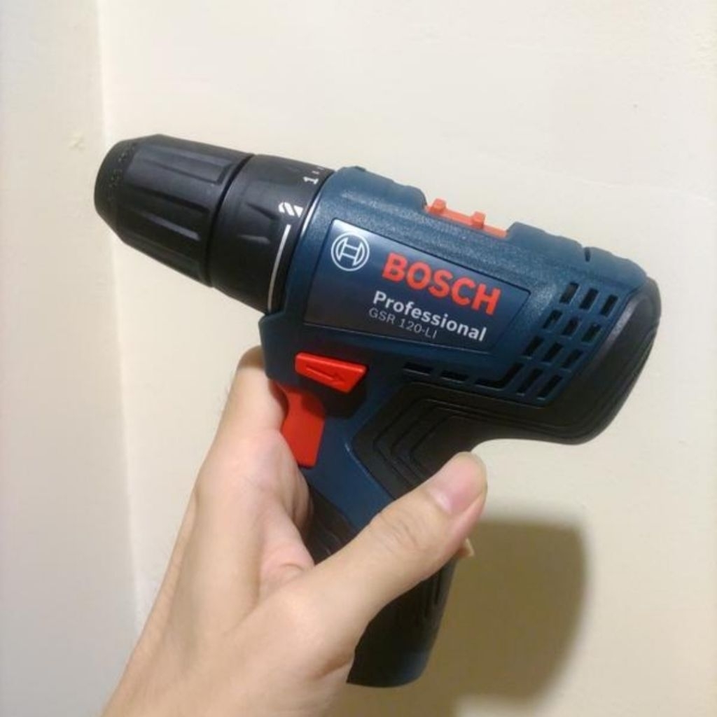 bor bosch gsb 120 li gen 3 original dengan 1 baterai tanpa charger