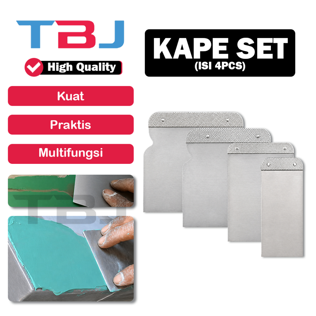 KAPE SET / SCRAPPER SET / ALAT DEMPUL / KAPE SET DEMPUL / KAPE SET RUN TOKIO