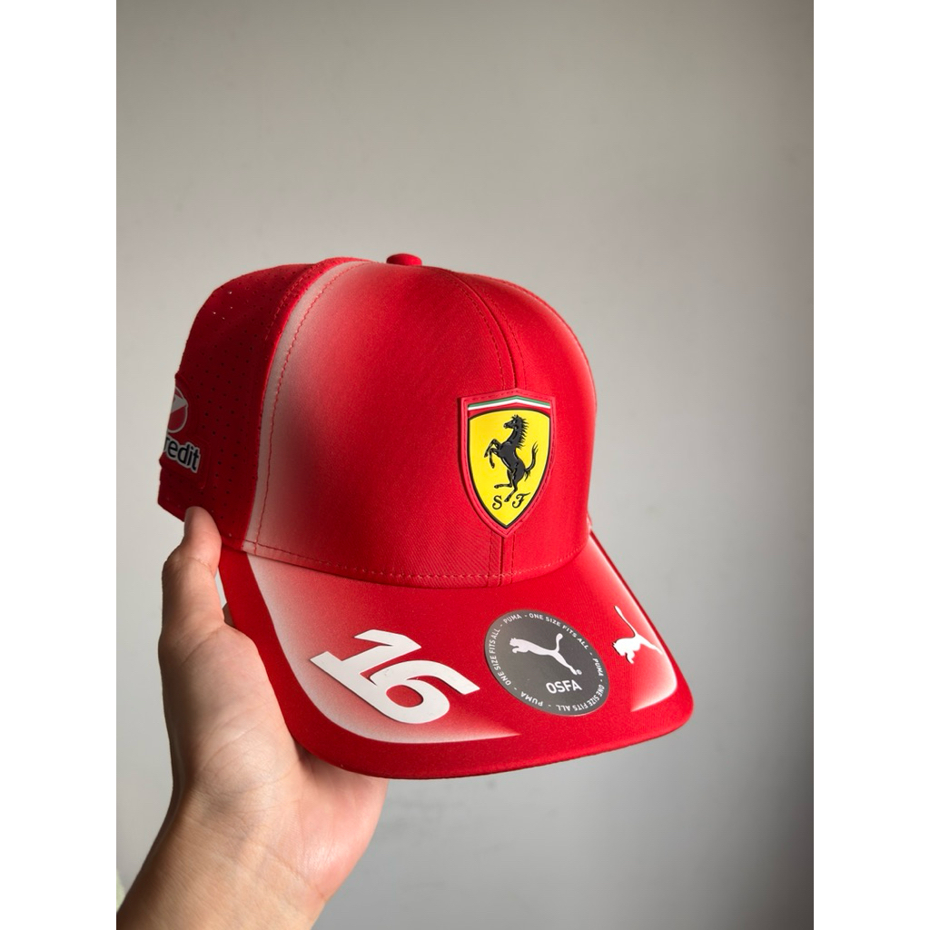 [READY STOCK] Scuderia Ferrari 2026 PUMA Charles Leclerc Cap
