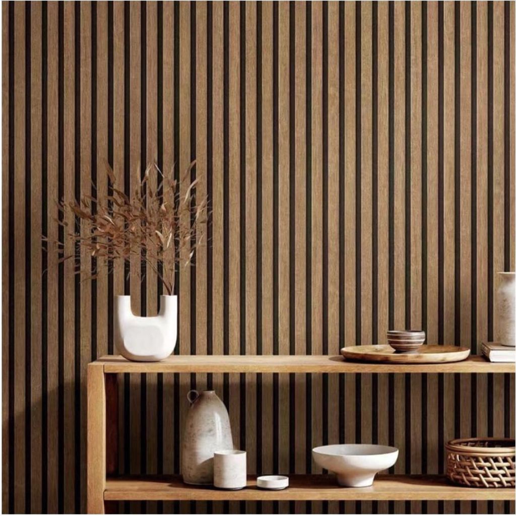 Wallpaper Panel Estetik Wallpaper Panel Elegan Wallpaper Dinding Estetik Motif Salur Wallpaper Dindi
