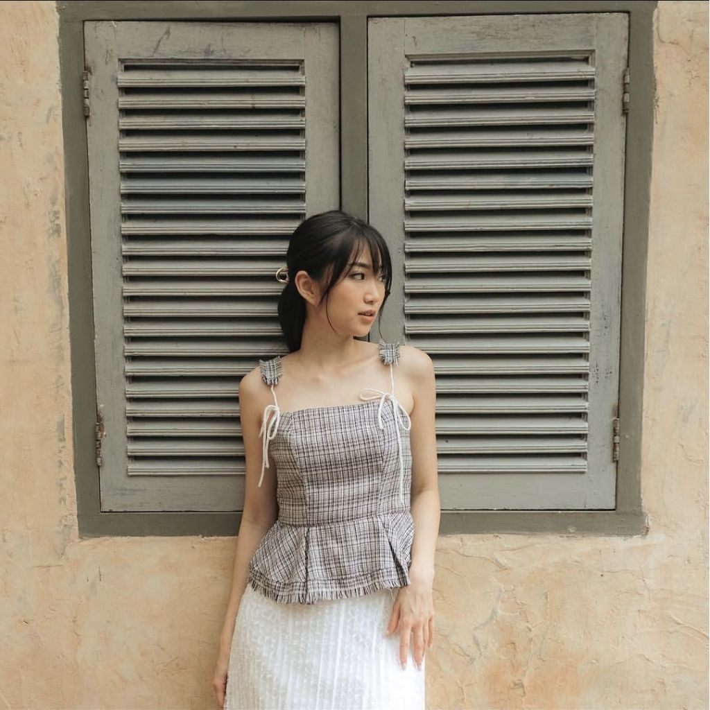 NEW QYO Studio Easley Tube Tweed Top