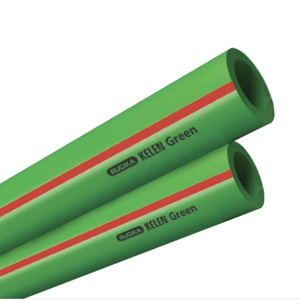 Pipa PPR 3inch  Rucika PN20 Air panas Pertekanan / Pipa PPR DN90 PN20 List Merah