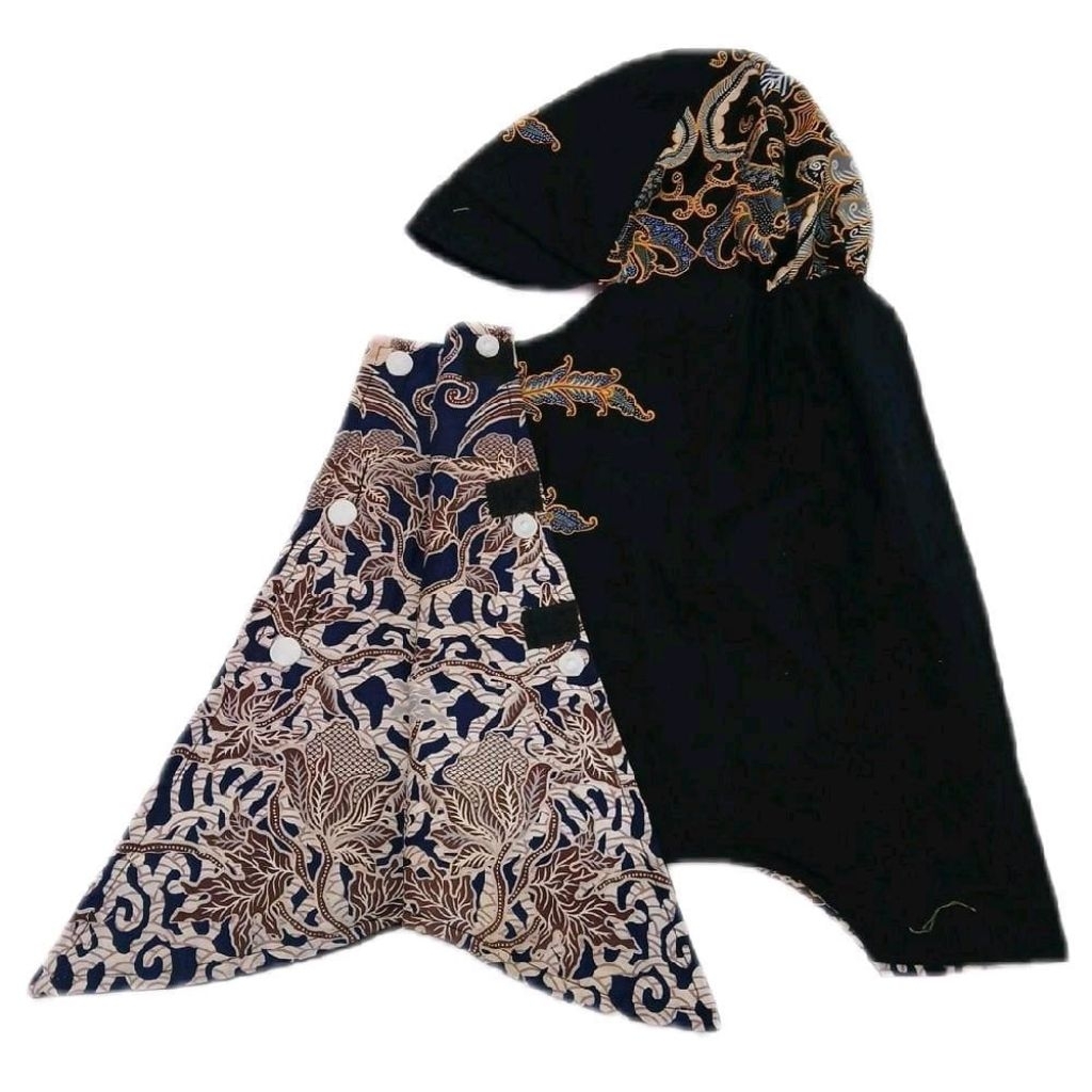 Topi Sebo Batik Katun Full Batik Bolak Balik All Size