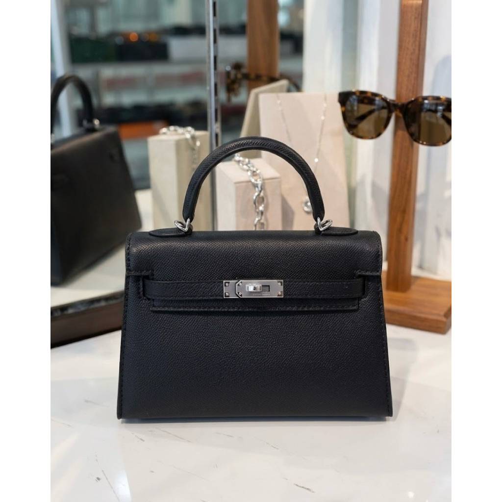 [PREMIUM] Vinnetora Kelly Handbag - Tas Selempang Wanita Elegant Epsom Leather