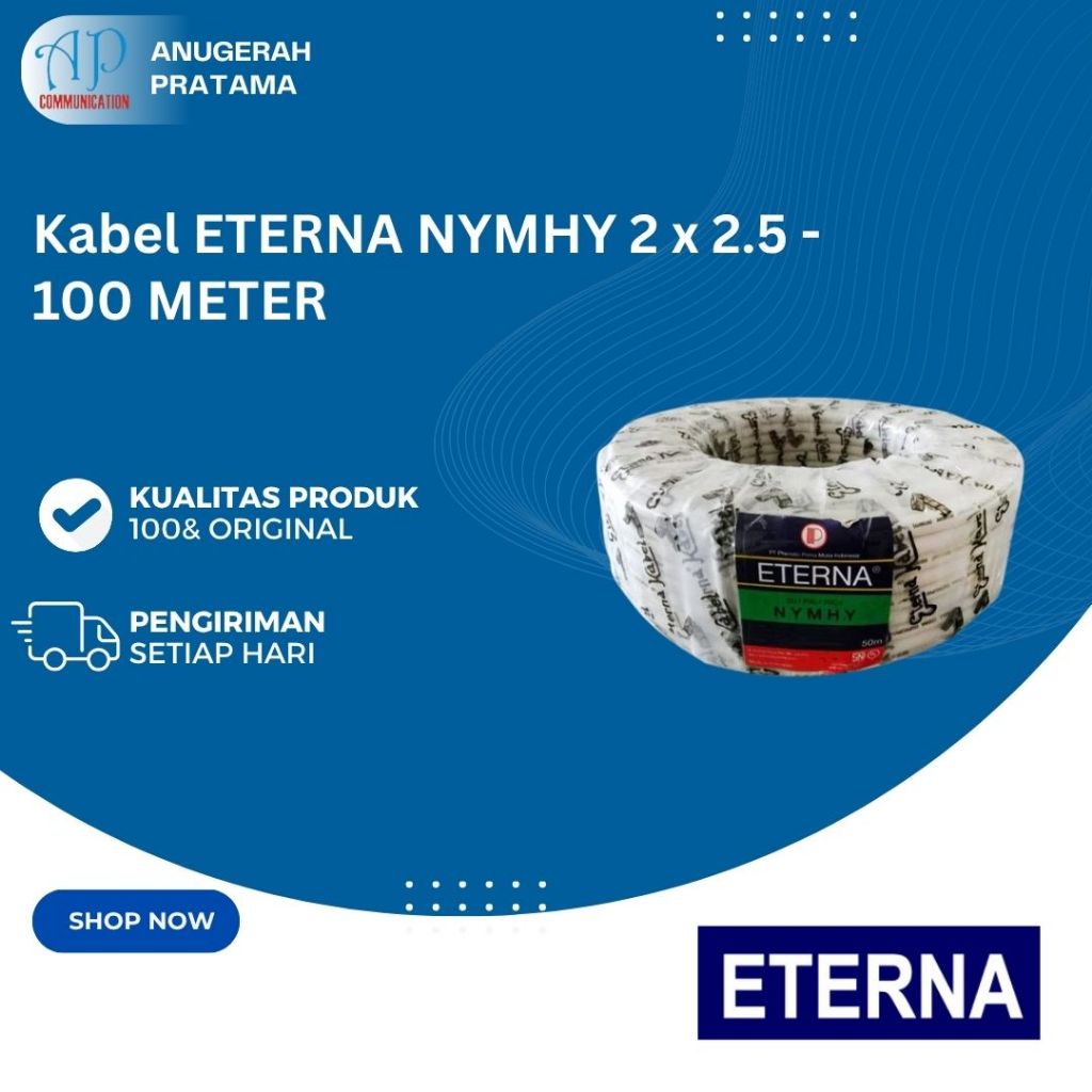 KABEL ETERNA NYMHY 2x2.5 - 100 METER