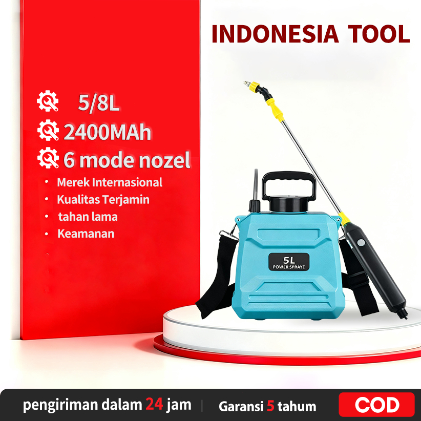 Semprotan Tanaman Penyemprot Listrik Sprayer Elektrik semprotan burung 5/8 Liter - MX5L Original