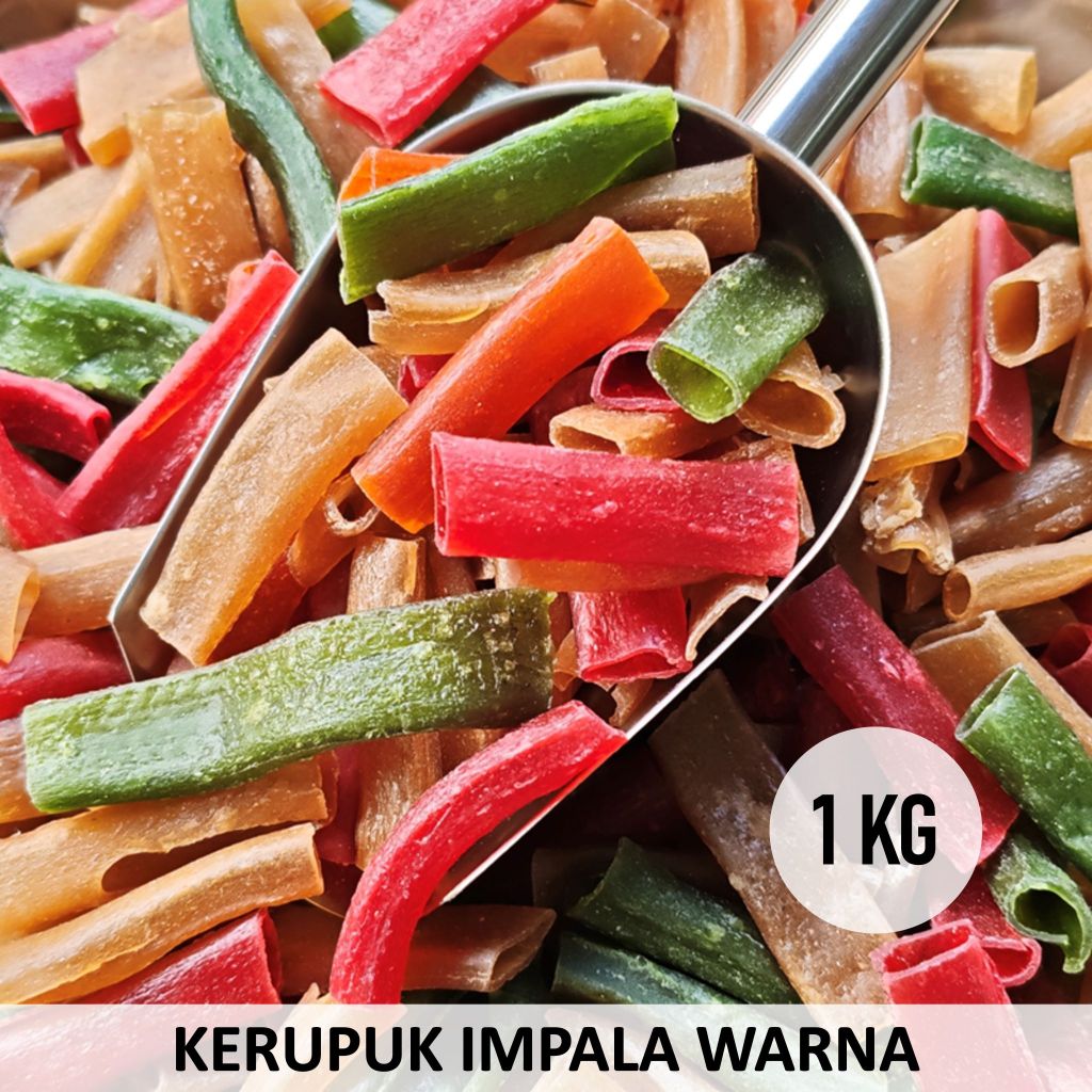 Kerupuk Semprong Mentah 1 kg / Krupuk Impala Pipa