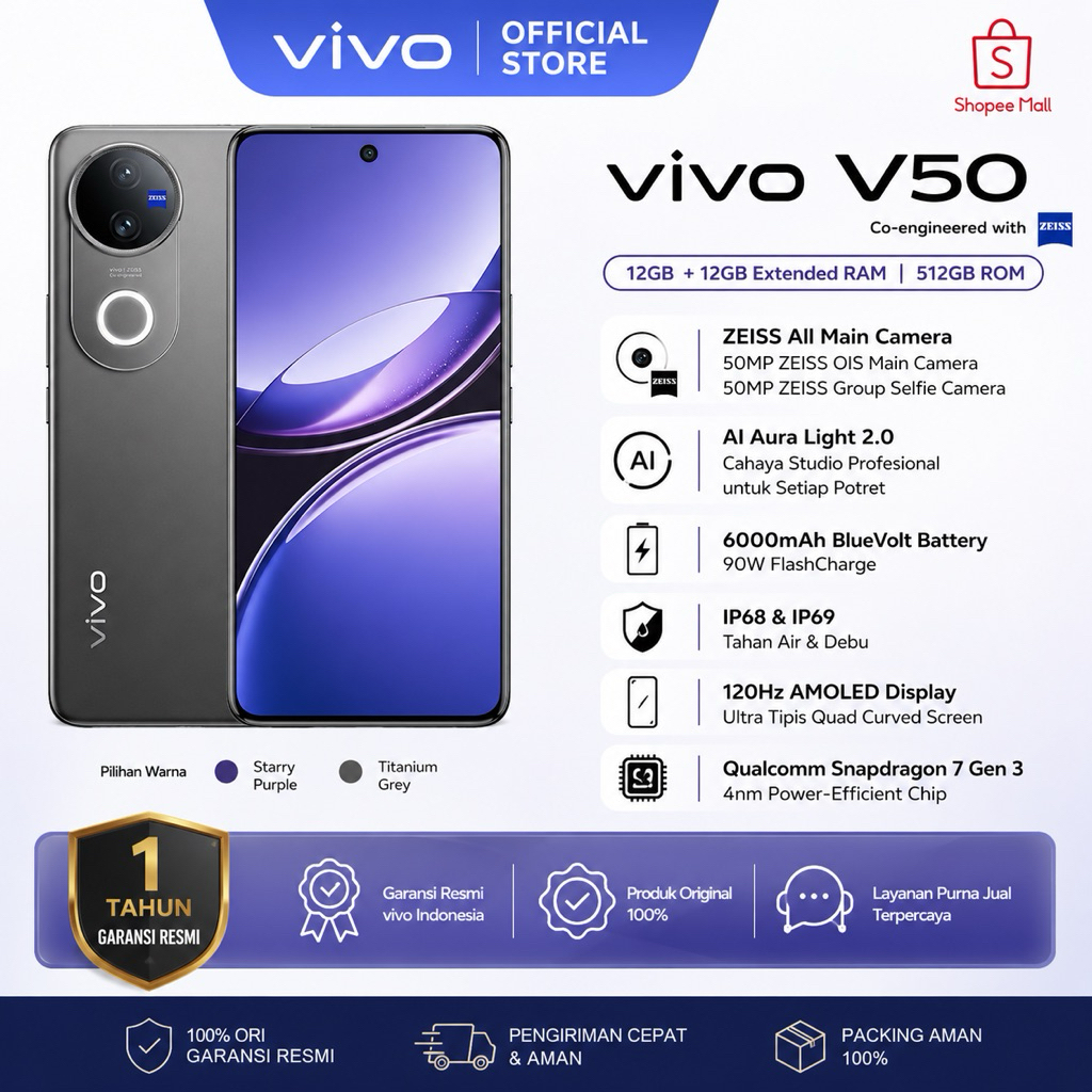 Vivo V50 5G 12/512 GB