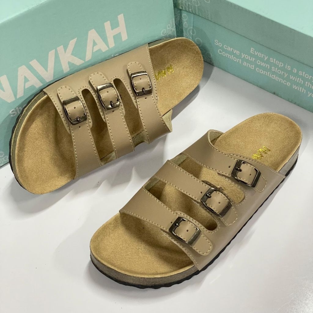 Sandal slop model Terbaru Navkah Original B3 model belt aktif