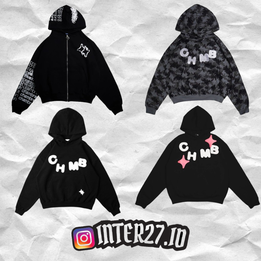 [ORIGINAL 100%] Chambre De La Vain CHMB - Hoodie Zipper Knitwear Boxy Fit