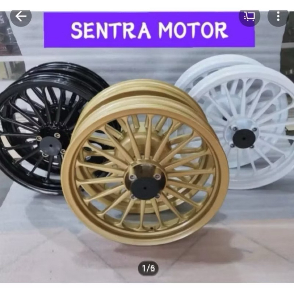 Velg Racing xeon 125 GALAXY 2 copy daytona palang 18 saize 185/215×14