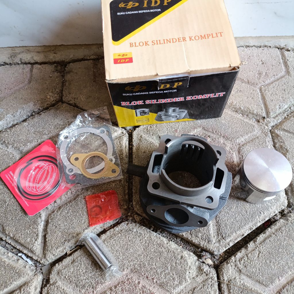 silinder blok kit boring set piston 50mm 55 mm ironcase racing vespa smallframe darling stroke 43mm