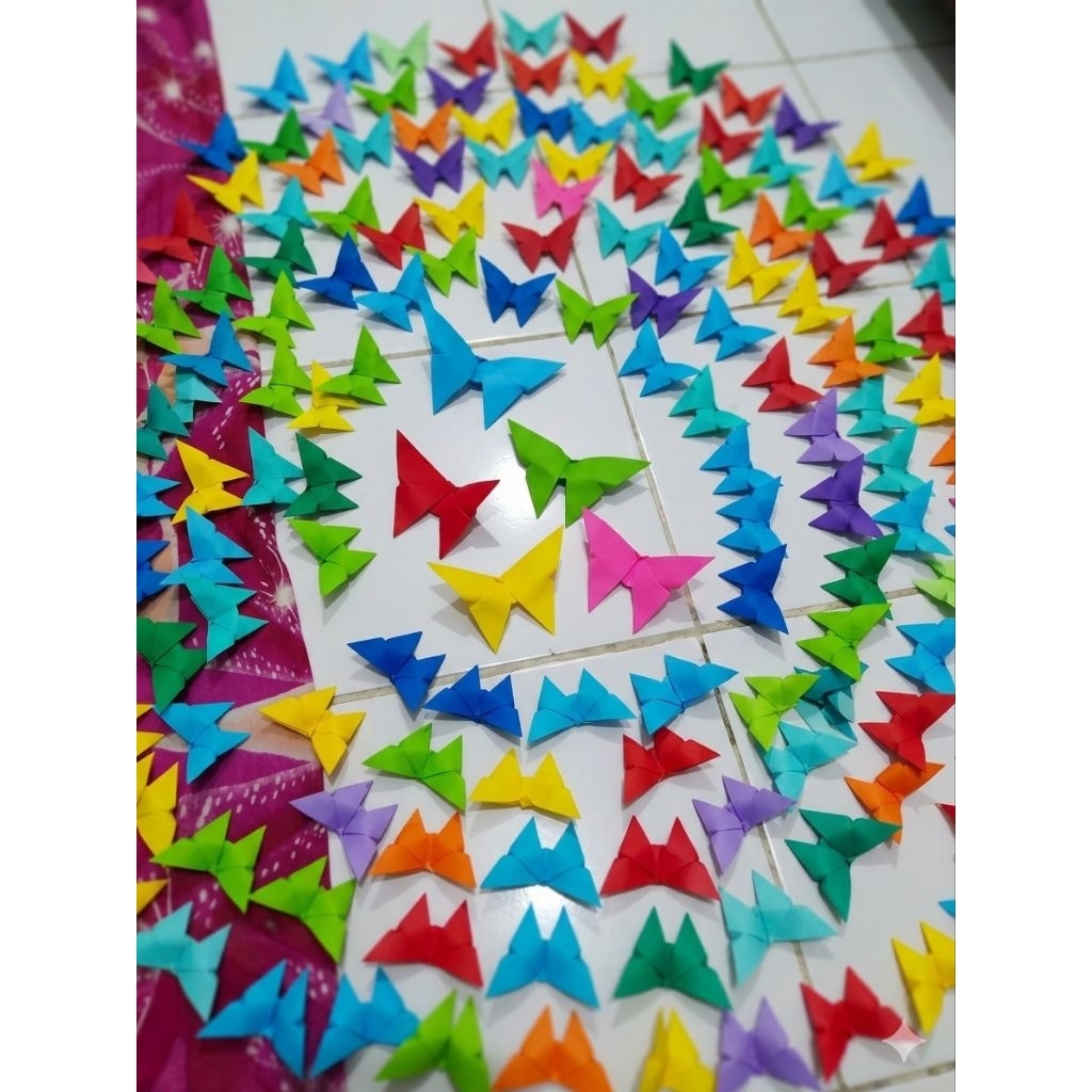ORIGAMI kupu kupu  kertas origami
