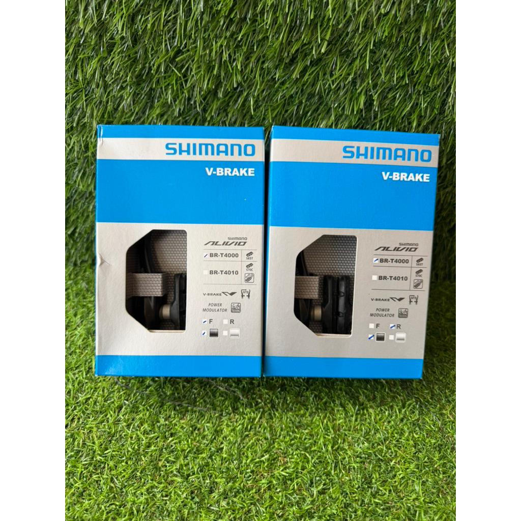 rem vbrake shimano alivio BR T4000 set rem depan belakan shimano alivio