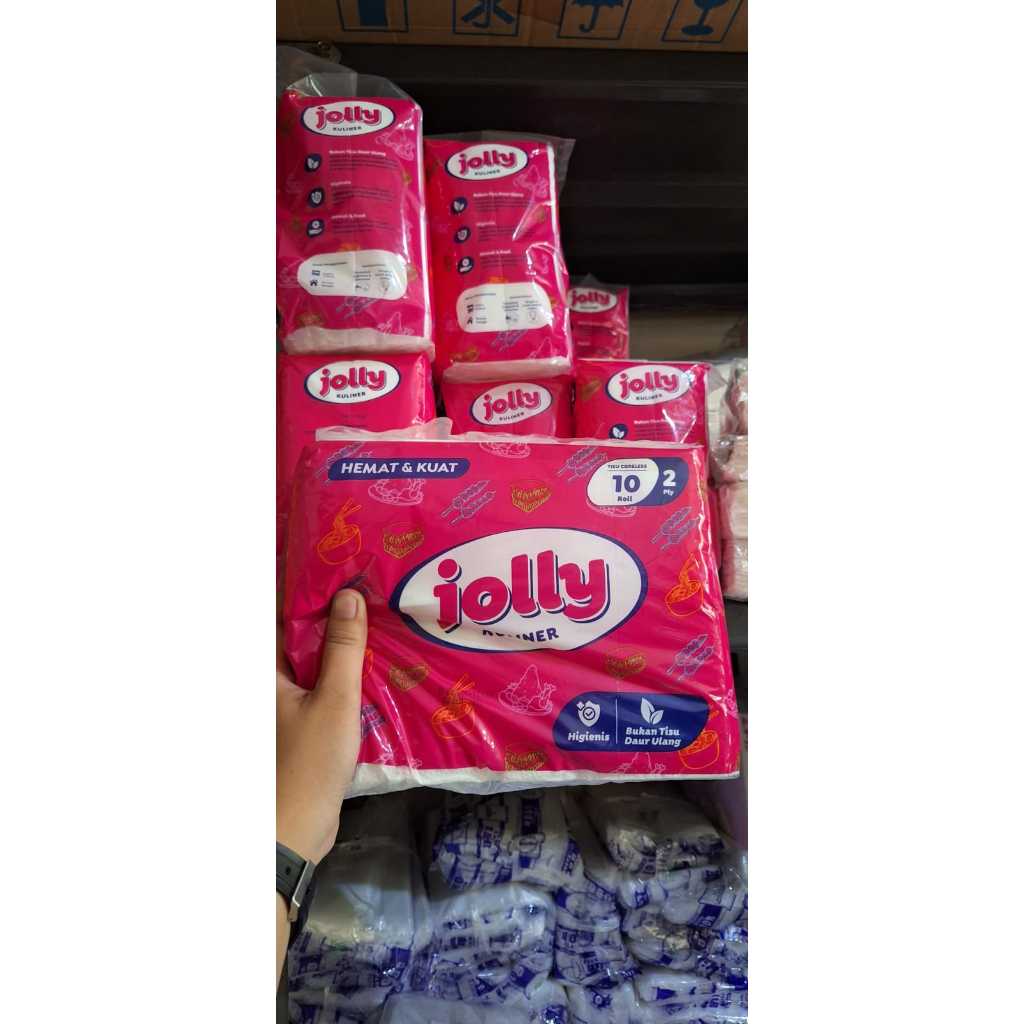 Tisu Toilet Jolly Coreless 10 Roll 2 Ply | Tissue Toilet Jolly