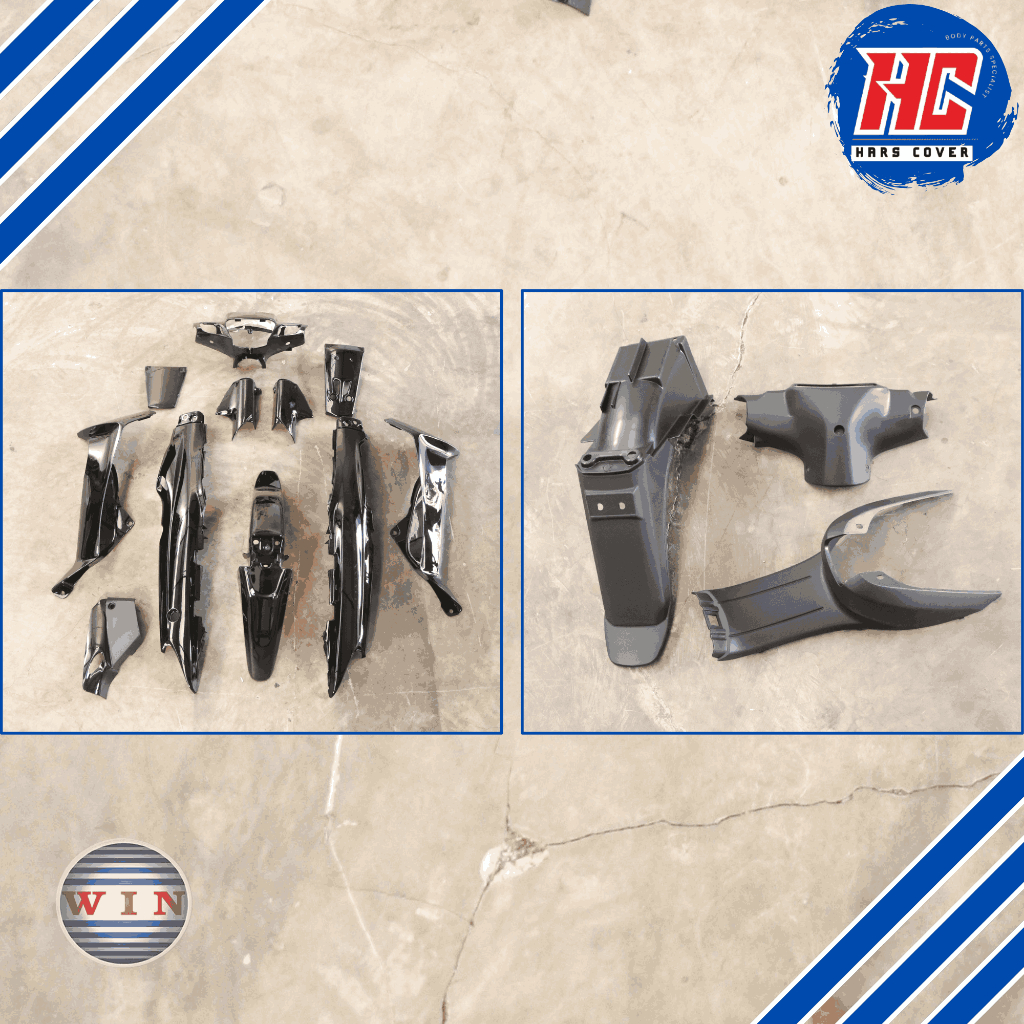 WIN - Full Body Set F1ZR HITAM