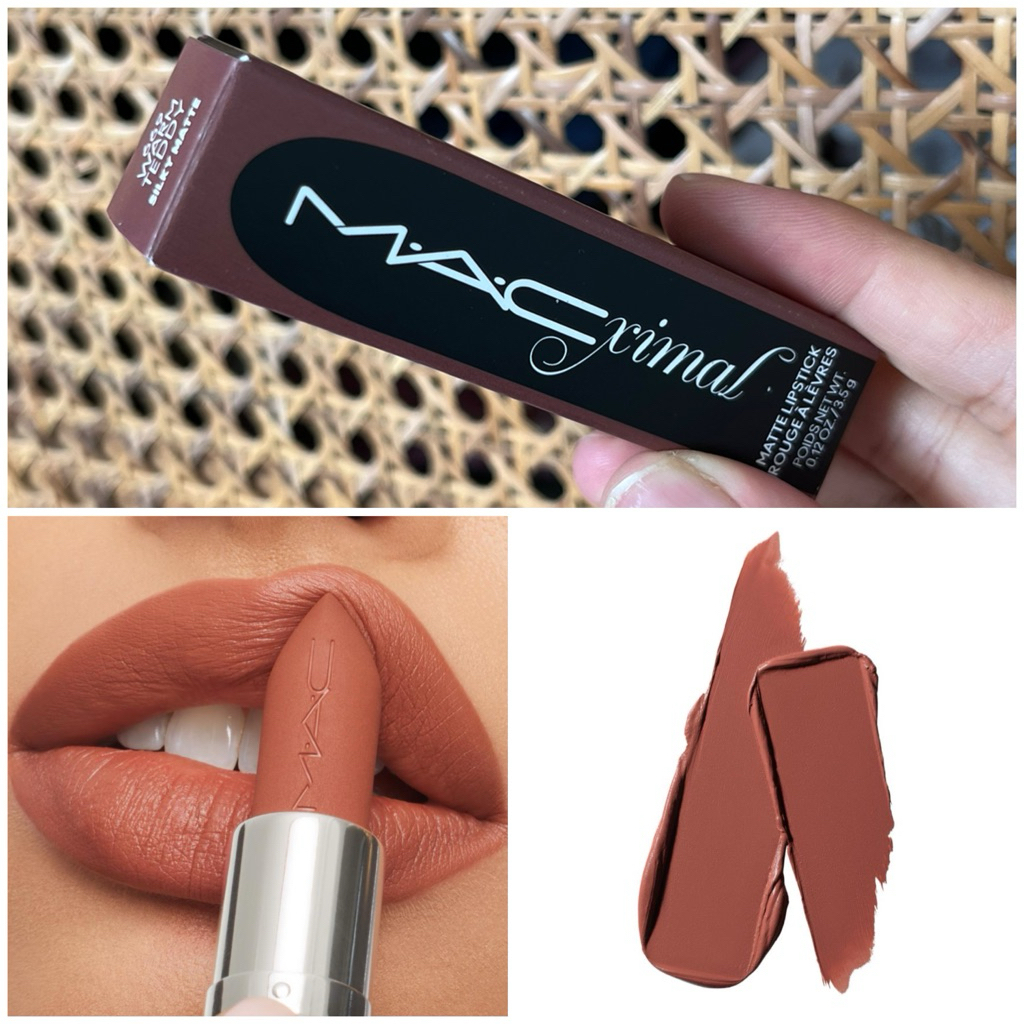 NEW - MAC MACximal Silky Matte Lipstick shade WARM TEDDY