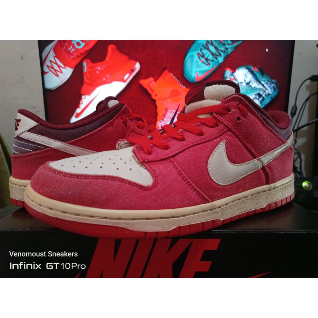 Nike Dunk Low 'Red' size 44.5 (Authentic)
