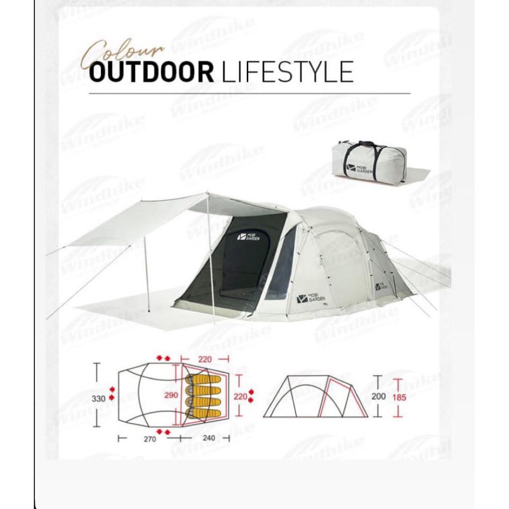 tenda chasing dream mobi garden