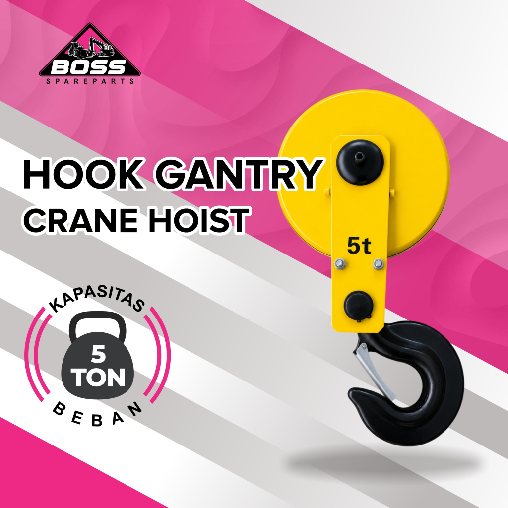 Hook Gantry Crane Hoist 5 Ton