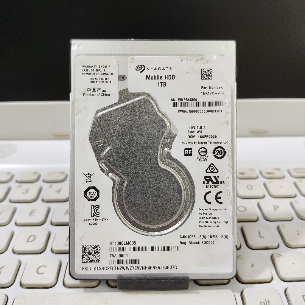 HDD 1TB LAPTOP SECOND CABUTAN SIAP PAKAI