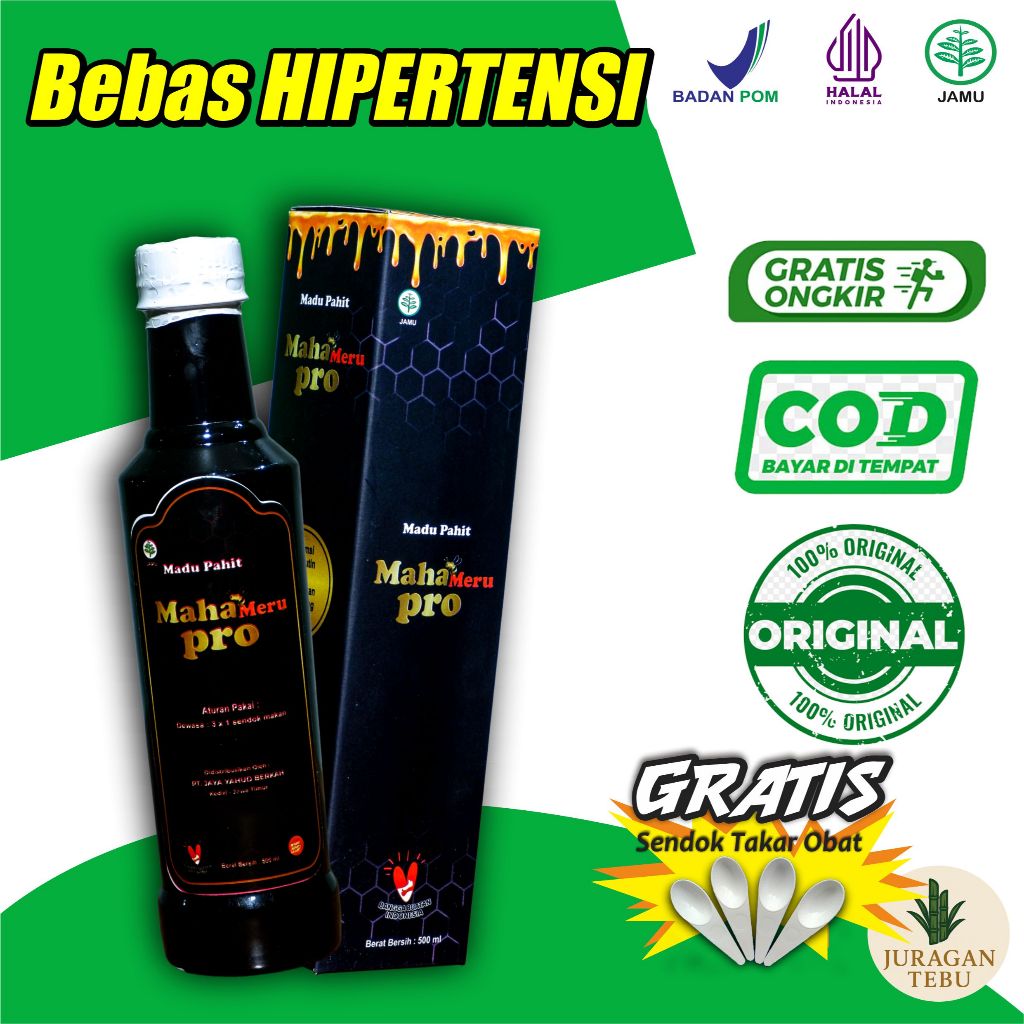 Mahameru Pro Madu Pahit Plus Herbal 100% Original
