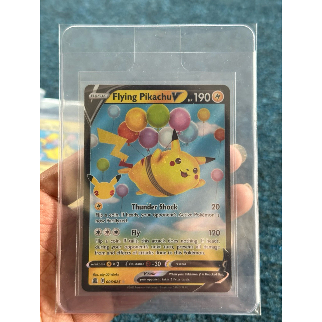 Flying Pikachu V 25 Anniversary