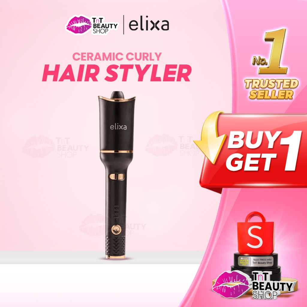 ELIXA Catokan Keriting Otomatis Ceramic Curly Hair Styler | TnT Beauty Shop