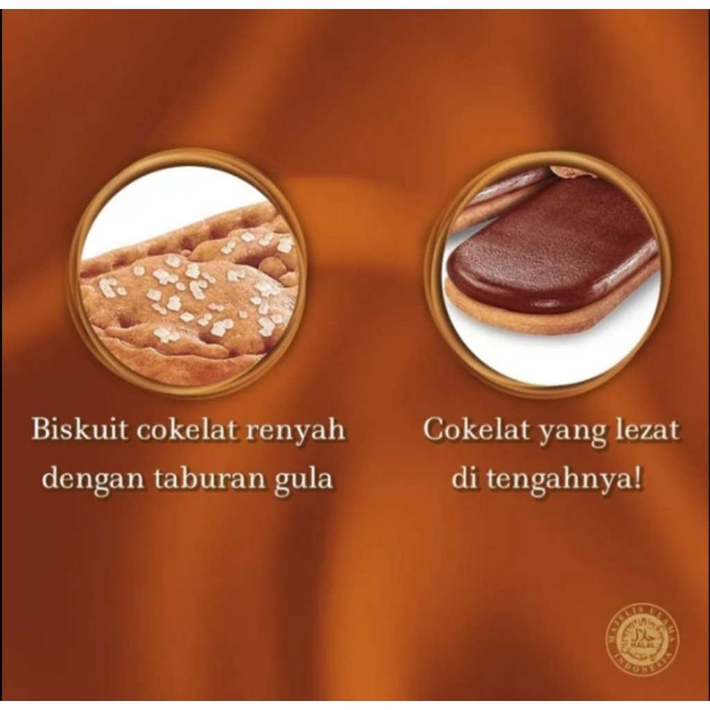 BISKUIT ROMA SANDWICH COKLAT 189 gr