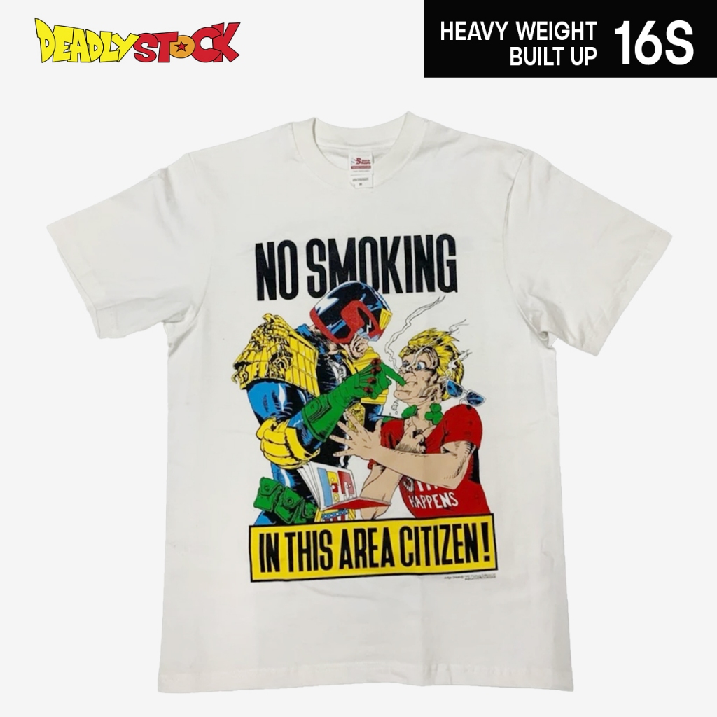 Kaos Movie Judge Dredd No Smoking Citizen bootleg vintage style